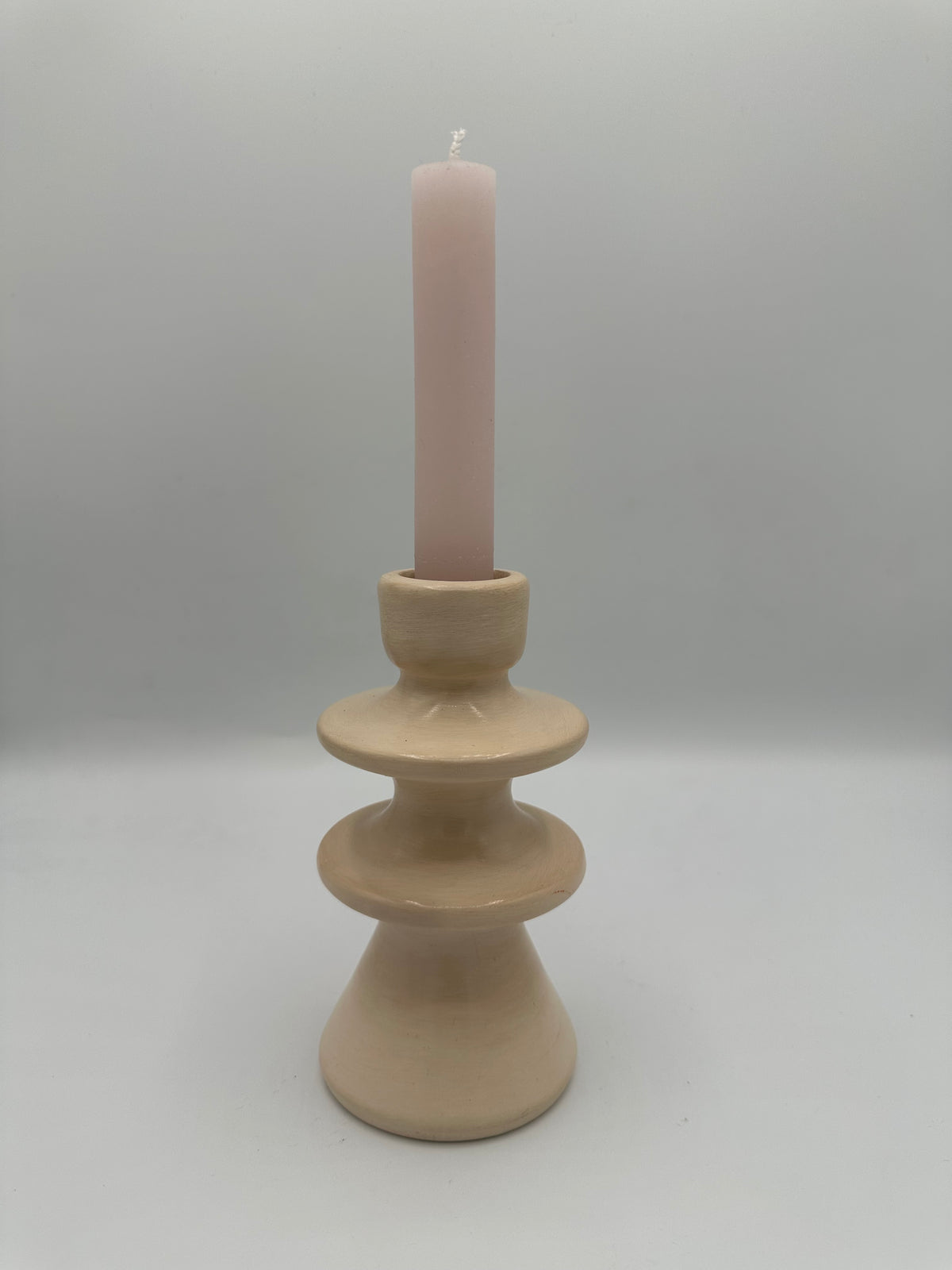 Bougeoir artisanal en terre cuite – 14 cm | Décoration bohème & artisanale