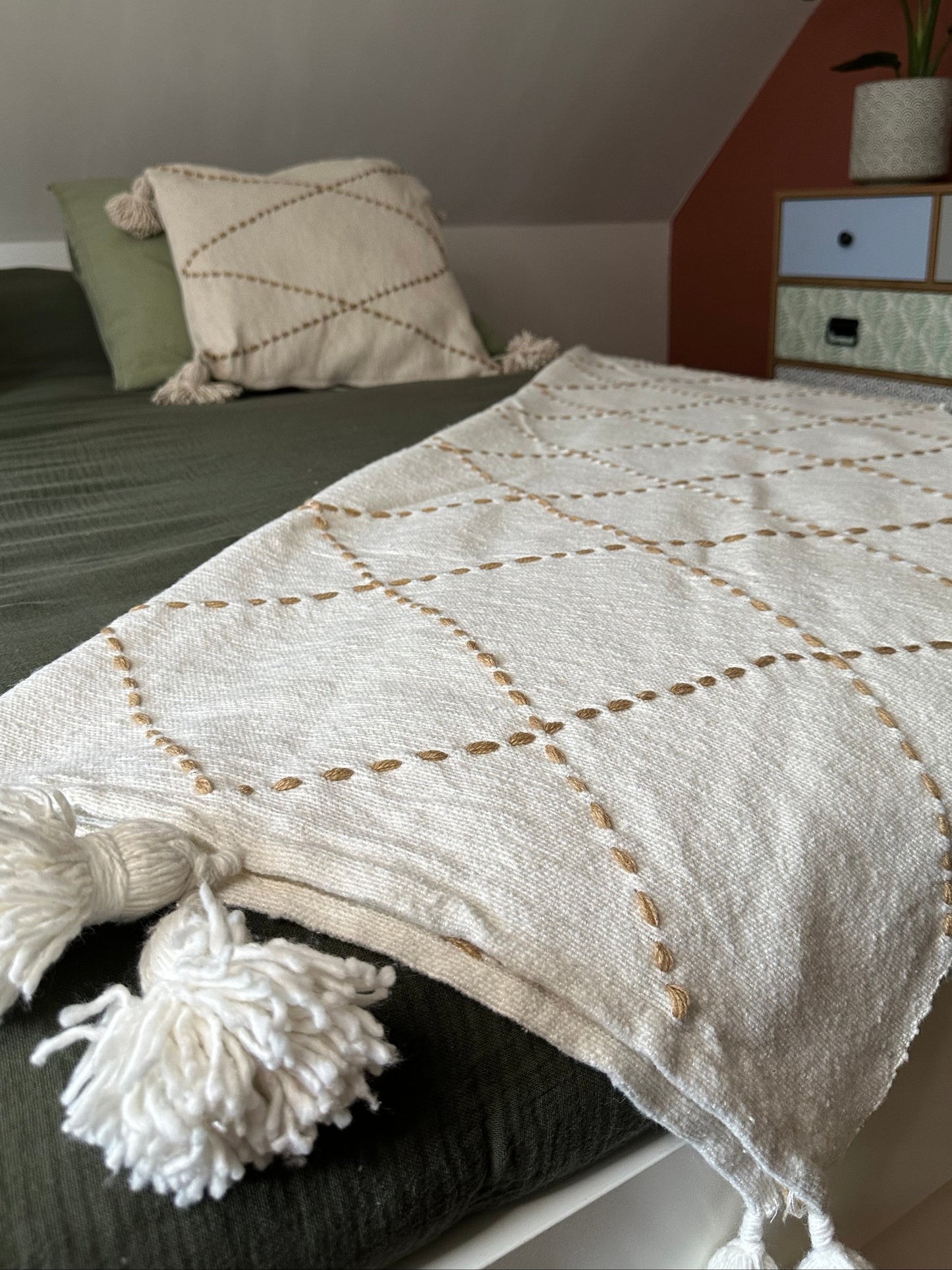 Plaid losanges berbère