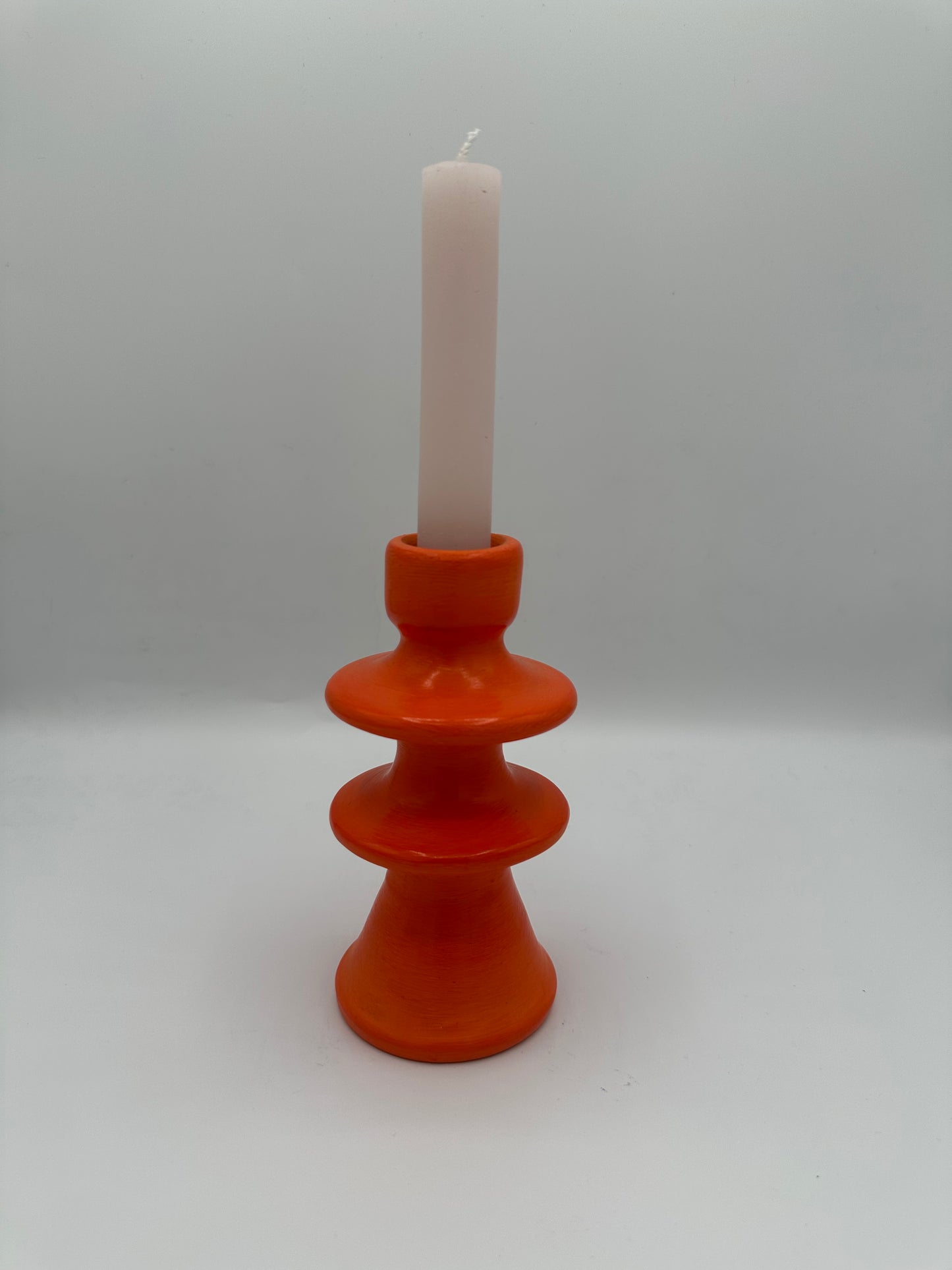 Bougeoir artisanal en terre cuite – 14 cm | Décoration bohème & artisanale