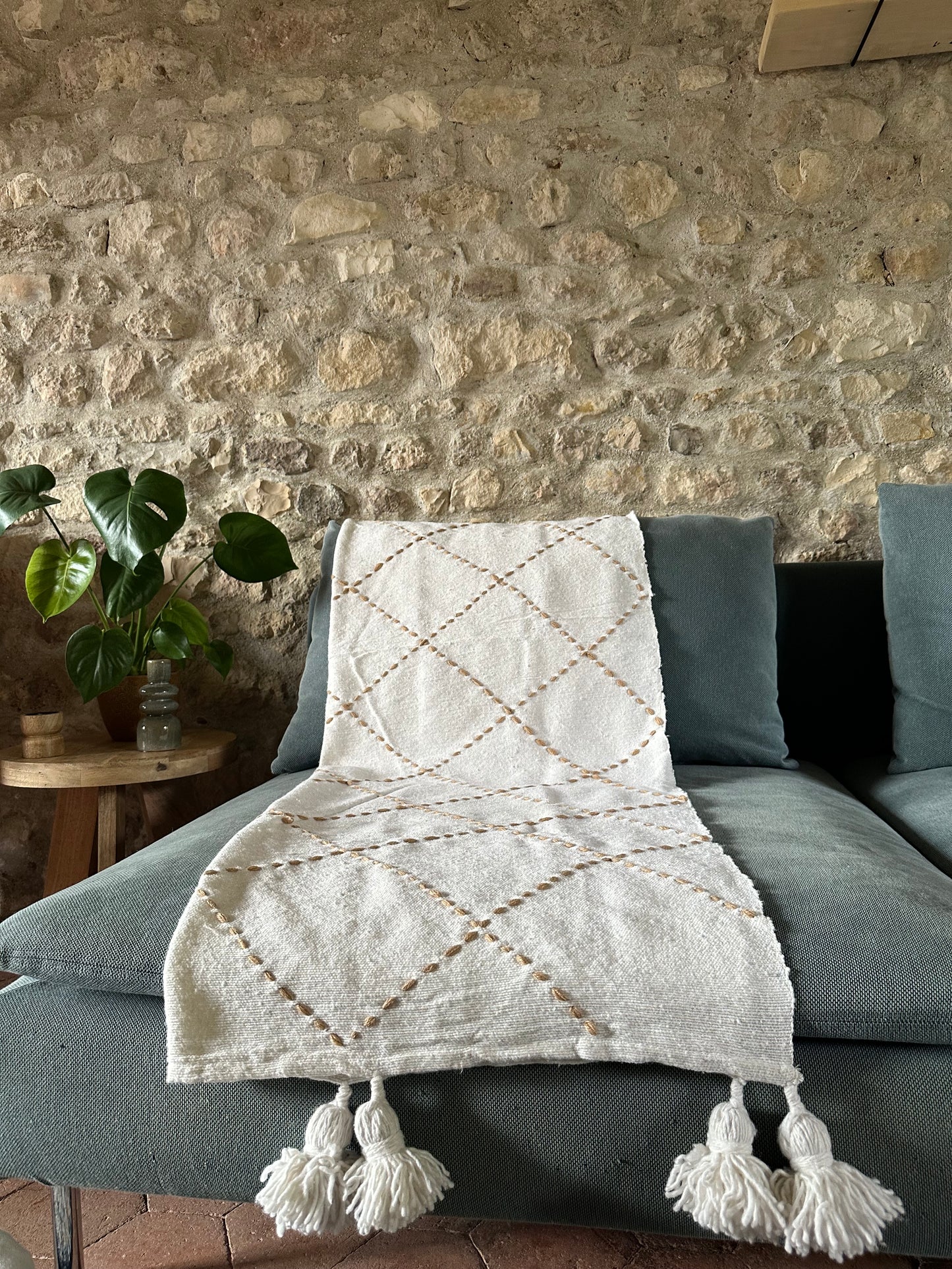 Plaid Berbere Losange coton