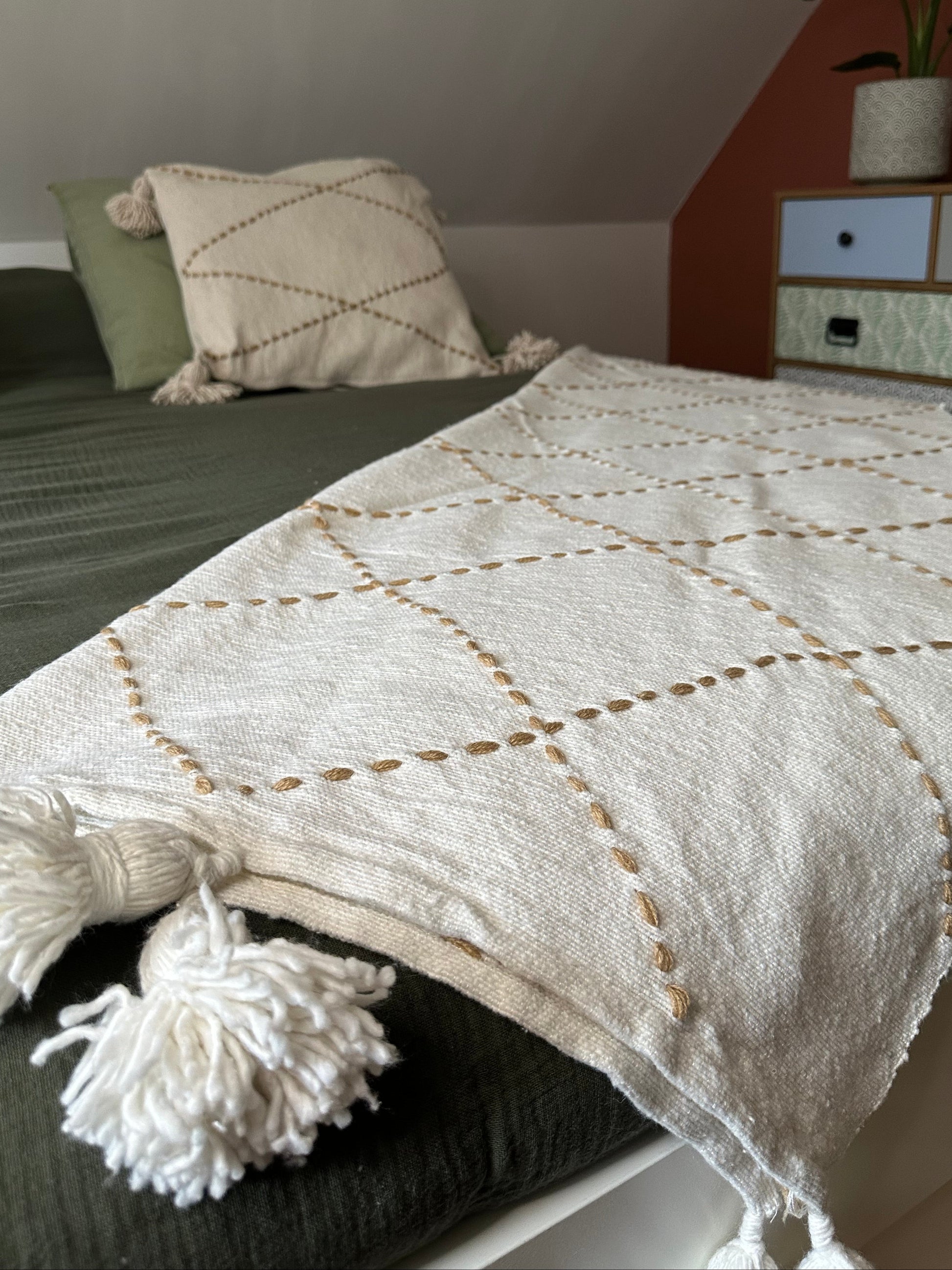 Plaid losanges berbère