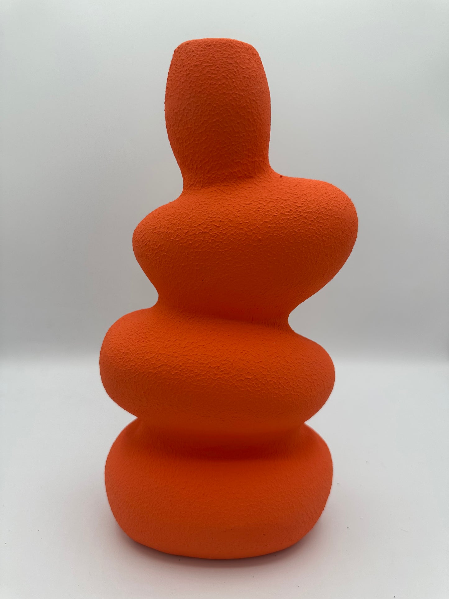 Vase Sculpture Ondulé – Terre cuite finition sableuse (6 coloris)