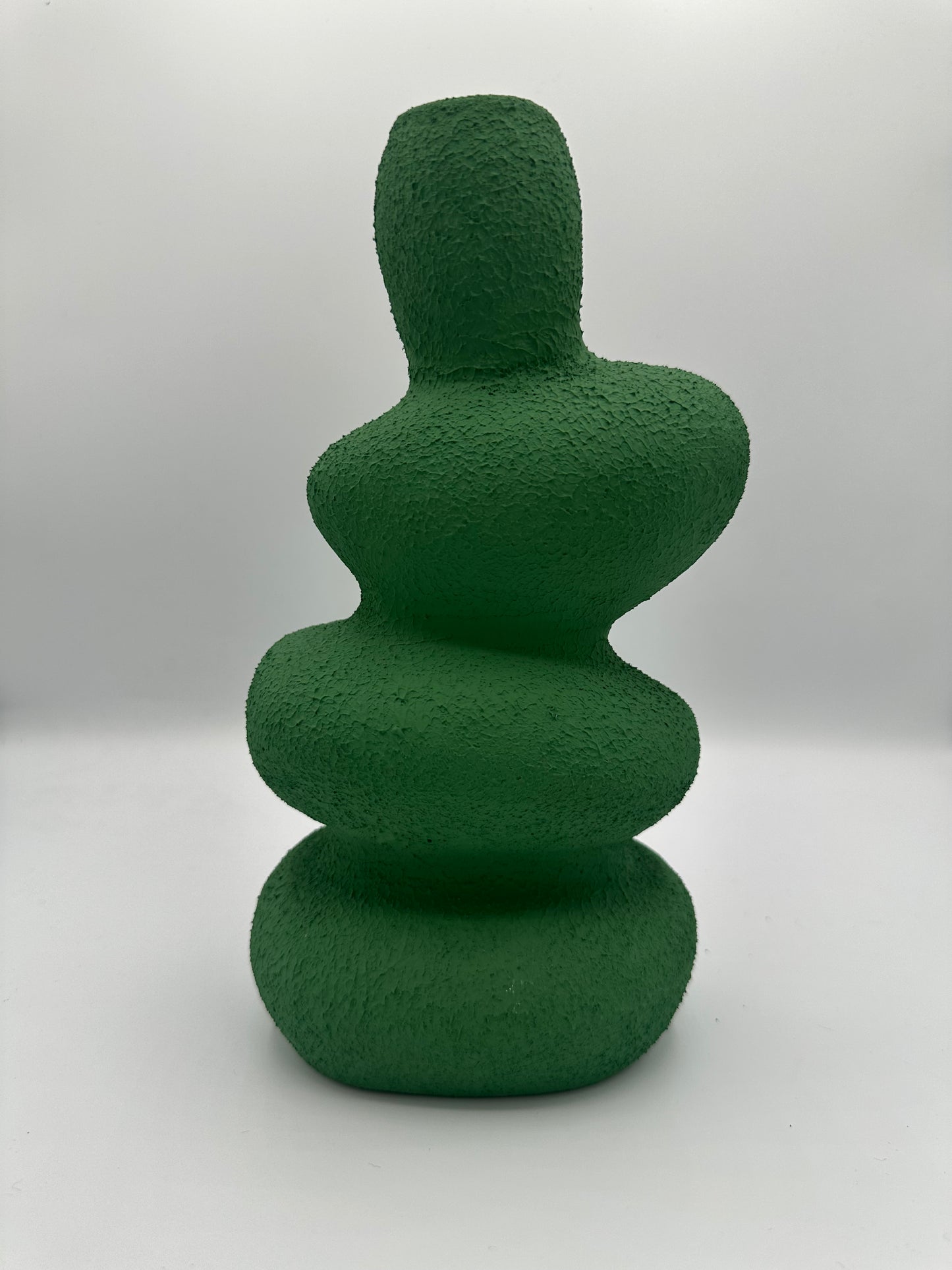 Vase Sculpture Ondulé – Terre cuite finition sableuse (6 coloris)