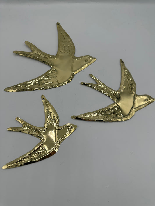 Ex-voto Hirondelle en Cuivre - Fait main - 3 Tailles